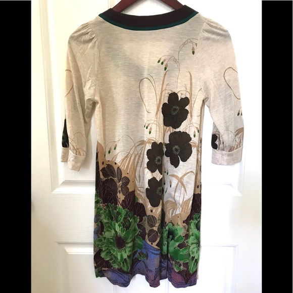 Orion London floral 3/4 sleeve shift dress, small - Picture 4 of 5